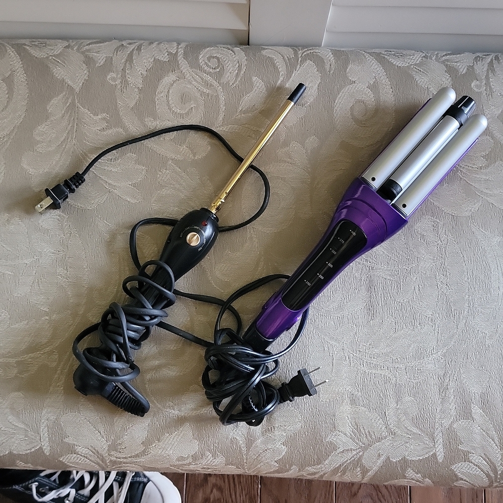 Bed Head a wave we go Waver and Gold n Hot  Chopstick Curling Iron